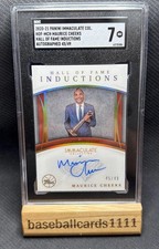 2020-21 Immaculate Hall of Fame Inductions Auto #HOF-MCH Maurice Cheeks BB4