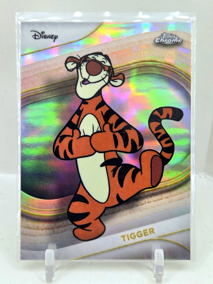 2025 Topps Chrome Disney Tigger Silver Refractor SP Winnie The
