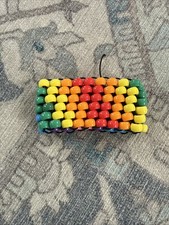 Candy Inspired Kandi Cuff Handmade Bracelet Rainbow Colors