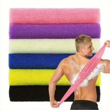 African Exfoliating Bath Sponge Long Mesh Net Body Scrubber Back Shower Wash