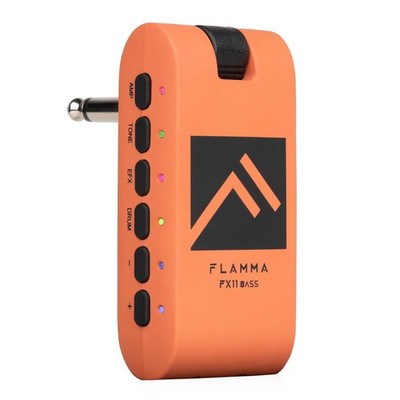 FLAMMA Bass Headphone Amp Portable Modeling Amplifier with Orange