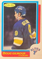 1986-87 O-Pee-Chee #93 Doug Gilmour EX+ Toronto Maple Leafs