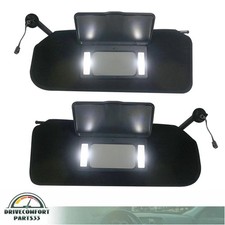 Sun Visors Sunvisor With Vanity Mirrors Pair With Led For Corvette C5 1997-2004