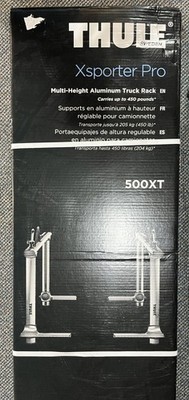 THULE Xsporter Pro Mid Truck Rack with Load Straps BLACK #500XTB