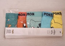 Pokemon Boys Toddler Boxer Brief Trunks H M size 3T/4T 5 Pack Assorted NEW