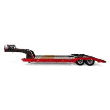Hhg Lowboy Trailer Gooseneck 2axles Sandblasted Finish For 1:14 Rc Tractor Truck