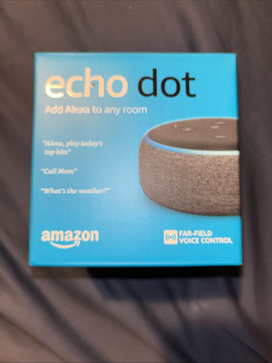Amazon Echo Dot 3rd Gen Smart Speaker with Alexa - Charcoal
