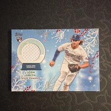 Topps Holiday Relics Rookie Josh Smith #RC-JS Texas Rangers Baseball Card