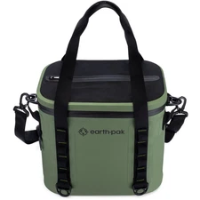 New Earth Pak Loch Soft Cooler with Iceolate Tote - 20 Can Cooler - Green