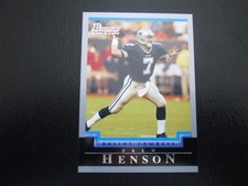 DREW HENSON 2001 BOWMAN FOOTBALL ROOKIE CARD # 160 MINT?. rookie card picture