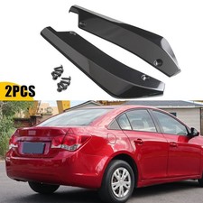 Rear Bumper Lip Splitter Diffuser Body Kit For Chevrolet Cruze 2010-2019 Black