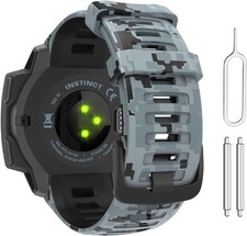 Moko Watch Strap Compatible with Garmin Instinct Esports/Solar/Tactical/Tide Mil