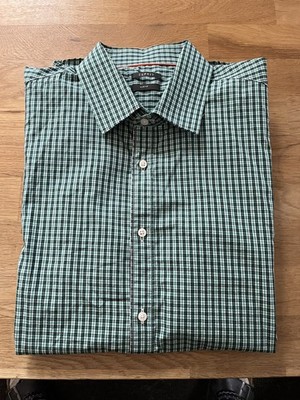 Esprit Slim Fit Hemd langer Arm   Kariert Gr. 43 / 44