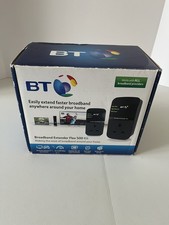 BT Powerline Adapters Twin Pack Broadband Extender Flex 500 Kit