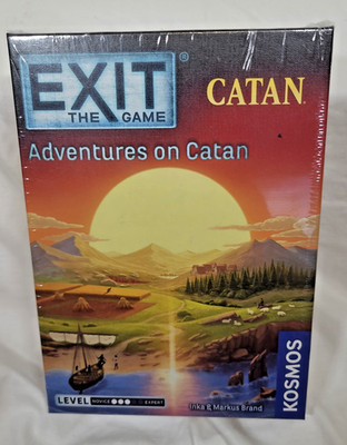 Exit The Game Adventures On Catan New Sealed Escape Room Board Game 1-4 Players