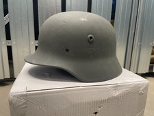 ORIG Stahlhelm M40 Q66 Stahlhelmglocke mit Innenring Casque Allemand WW2