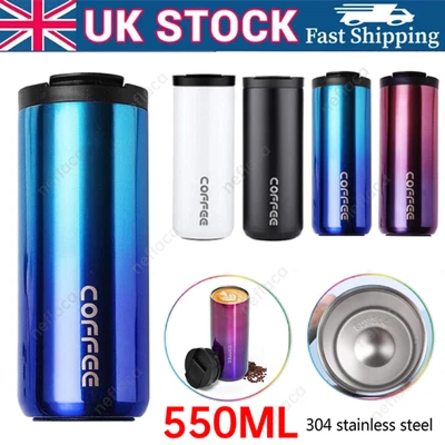 Thermal Travel Coffee Mug Cup Hot Warm Insulated Drinks Thermal Thermos Flask