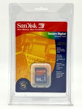 Sandisk 64 MB SD Card Secure Digital For Camera MEGABYTE - New