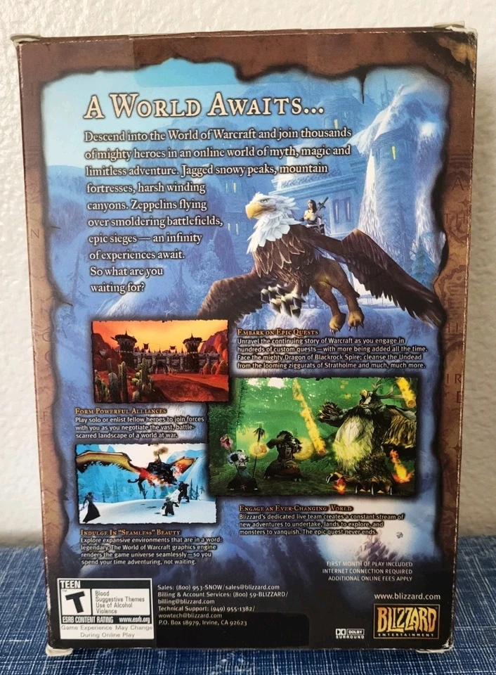 World Of Warcraft • PC/MAC • Lot Of 4 Games • Excellent Condition! - Image 4 of 4