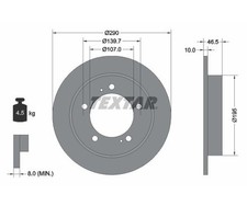Disque de frein Suzuki X90