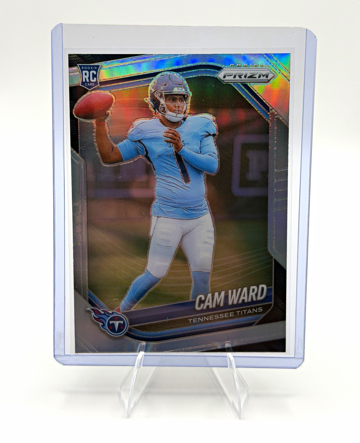 Panini Prizm 2025 Cam Ward Titans RC Silver Prizm Rookies #352