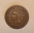 1884 Indian Head Cent - Nice Coin