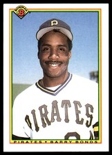 Barry Bonds 1990 Bowman #181 Pirates MLB READ FREE SHIPPING AutographDen