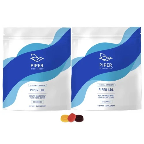 PIPER LDL Healthy Cholesterol Dietary Supplement Gummy 1 Box(s) 2 Per Pack