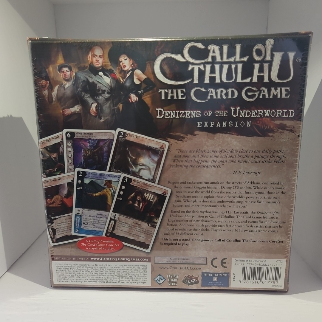 Call Of Cthulhu The Card Game Denizens Of The Underworld Board Game  Expansion | eBay