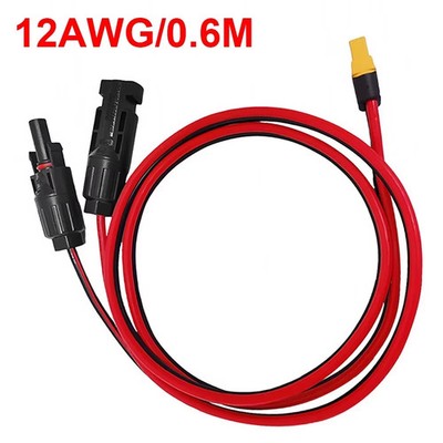 12AWG Solar Ladekabel XT60 Buchse Adapter auf Solarpanel Stecker Verlängerung