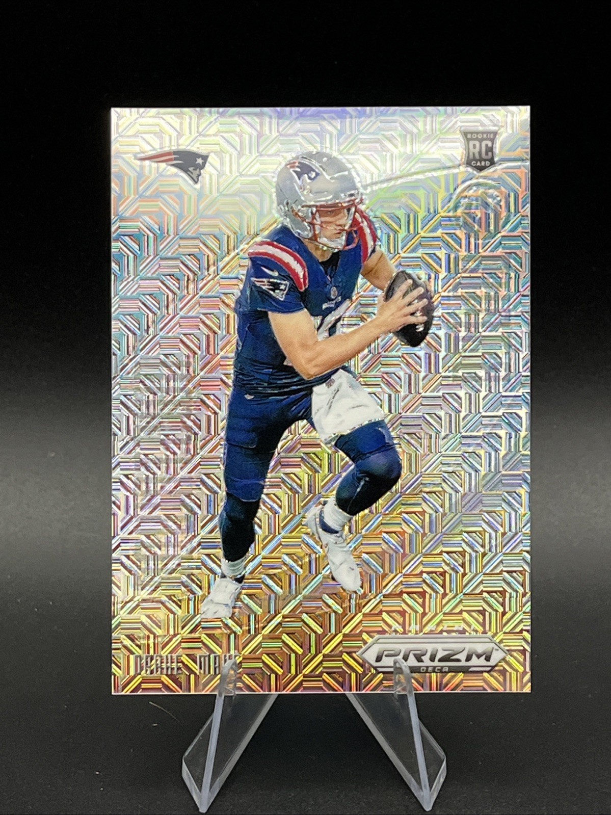 2024 Panini Prizm Deca - Downtown Bound Drake Maye #2 Mojo Prizm /30 (RC)