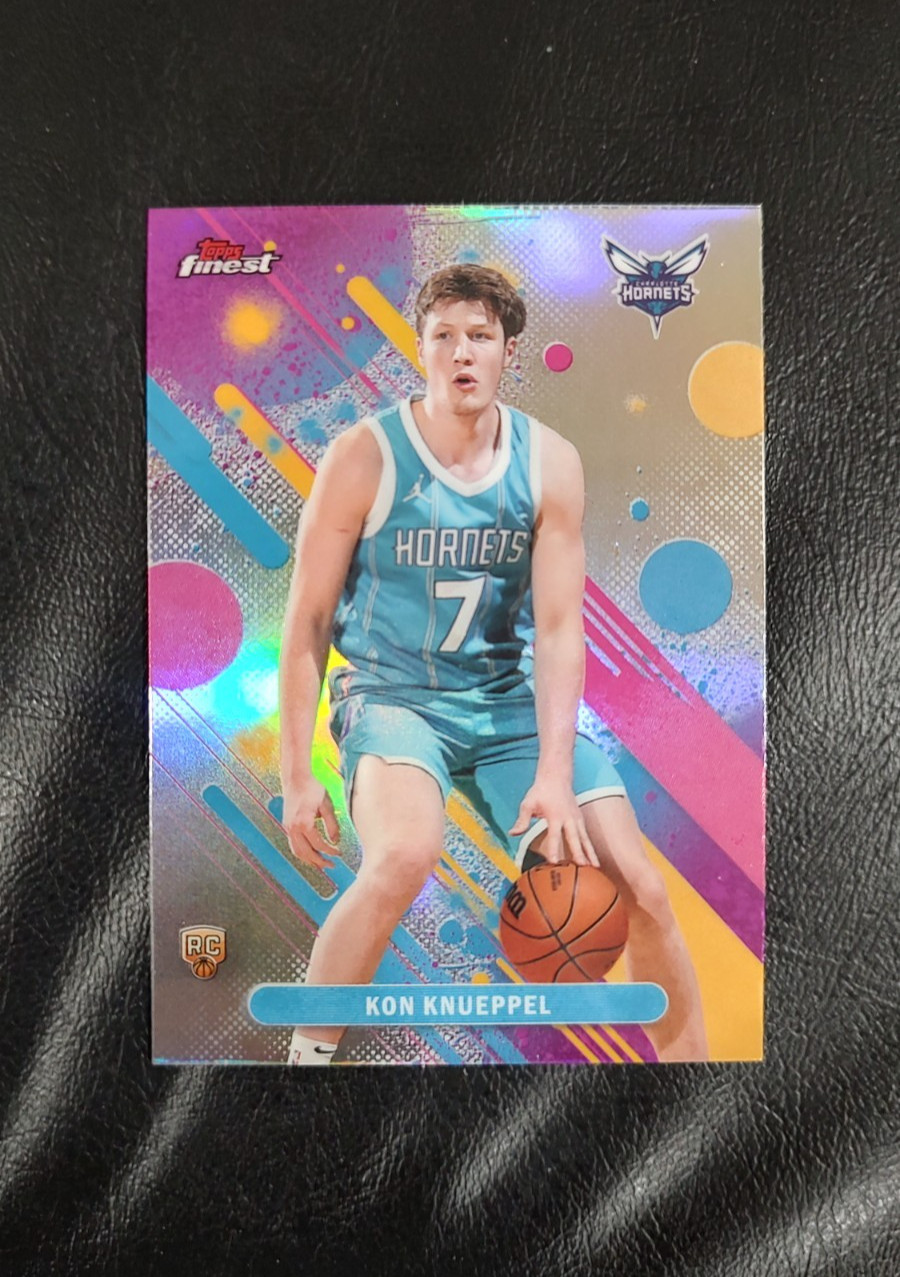 2025-26 Topps Finest Common Refractor #4 Kon Knueppel RC