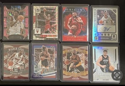 Basketball Card Lot - Mixed Lot Of NBA Inserts, Numbered And One