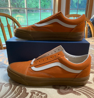 Vans Premium Old Skool 36 Marmalade Orange Gum Size M 11 W 12.5