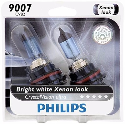 Philips 9007 Upgrade Crystal Ultra Vision HB5 Halogen Light Bulb 65W/55W Germany