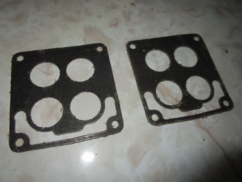 NOS Carburetor To Manifold Gaskets 1953 1954 Packard 8 Cavalier Caribbean 4 Bbl. - Image 3 of 4