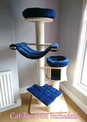 navy blue cat tree
