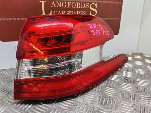 14-17 PEUGEOT 308 MK2 ESTATE O/S DRIVER OFF SIDE REAR LIGHT 9678093880 - Picture 3 of 6