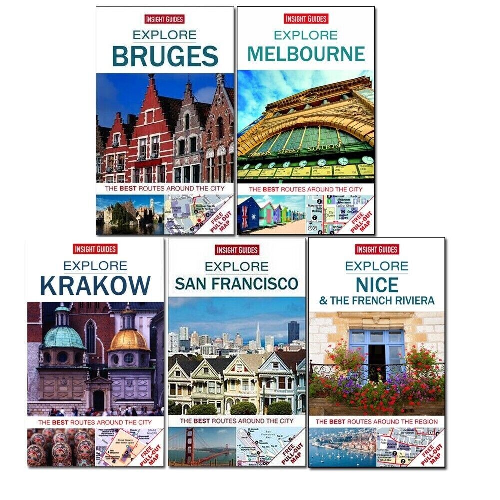 Insight Explore Guides 5 Books Collection Set Bruges, San Francisco, Melbourne - Image 4