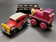  3 Thomas the Train Lady, Caroline,Cargo Car Tank Engine Wooden Railway Friends