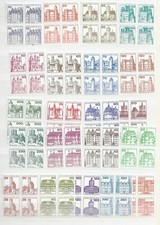 Germany**TOURISM-1987/90-Below FaceValue-5 to 350Pfg-MNH-Sehenswuerdigkeiten