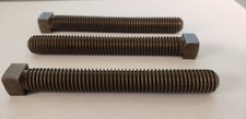 3/4-10 X 4 Square Head Alloy Steel Set Screws Cup Point Coarse Thread Plain