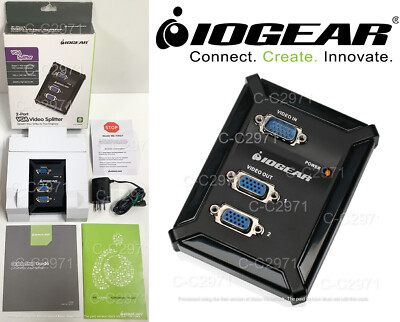 IOGear 2-port VGA Video Splitter - BRAND NEW