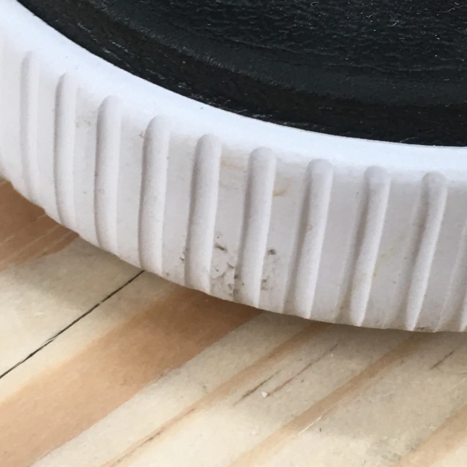 Puma Sandals Womens 40.5 Crisscross Platform Slide Comfort White Fabric Slip On - Image 3 of 4