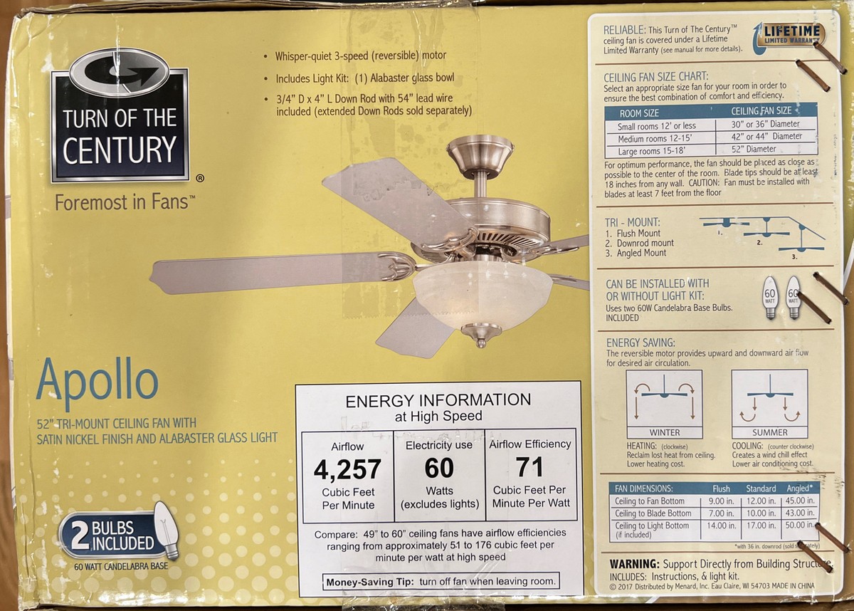 Turn Of The Century Apollo Ceiling Fan Remote | Shelly Lighting