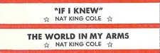 Jukebox Title Strip - Nat King Cole: 