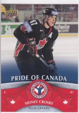 SIDNEY CROSBY 2013 Upper Deck Hockey Card Day PRIDE OF CANADA Pittsburgh Penguin