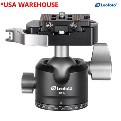 Leofoto LH-30LR Ball Head with LR-50 Lever-Release Clamp | Arca