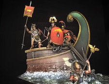 Julius Caesar's invasions of Britain 54mm Painted Toy Soldier Pre-Sale  Art