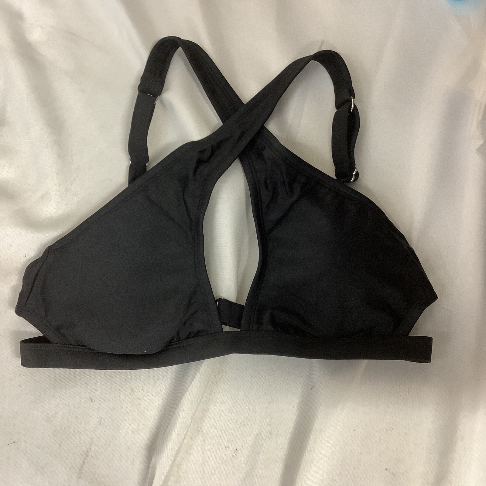 Adore Me Womens Bikini Top Black Demi Contour Cri… - image 2